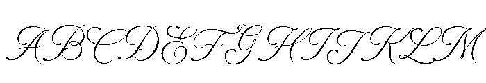 Royal Fortune Script Font UPPERCASE