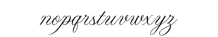 Royal Fortune Script Font LOWERCASE