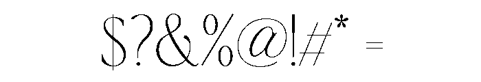 Royal Fortune Serif Font OTHER CHARS