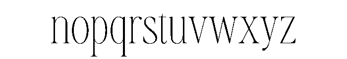 Royal Fortune Serif Font LOWERCASE