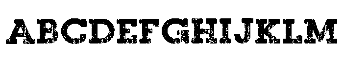 Royal Grunge Regular Font UPPERCASE