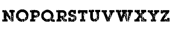 Royal Grunge Regular Font LOWERCASE