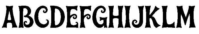 Royal Jester Font UPPERCASE
