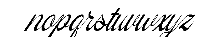 Royal Kaynin Italic Font LOWERCASE