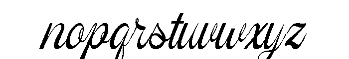 Royal Kaynin Font LOWERCASE
