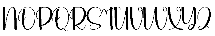 Royal Night Font UPPERCASE