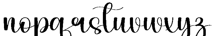 Royal Night Font LOWERCASE