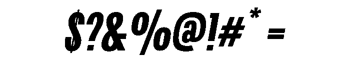 Royal Orbit Italic Font OTHER CHARS