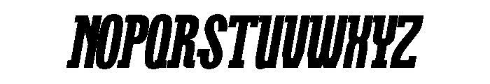 Royal Orbit Italic Font UPPERCASE