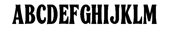 Royal Serif Font UPPERCASE