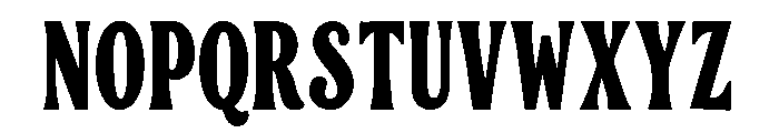 Royal Serif Font UPPERCASE