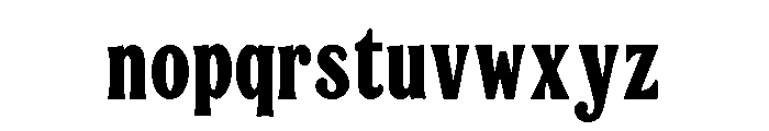 Royal Serif Font LOWERCASE