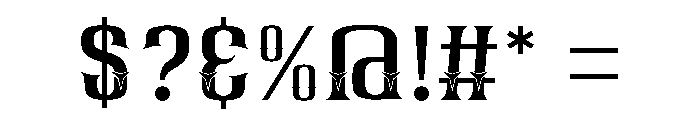 Royal Sword Font OTHER CHARS