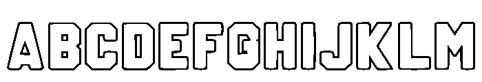 Royal Varsity Regular Font UPPERCASE