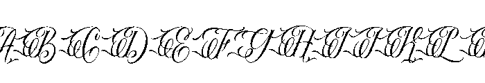 Royal Veins Font UPPERCASE