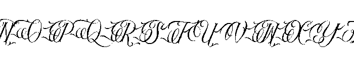 Royal Veins Font UPPERCASE