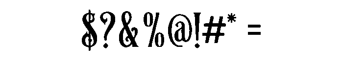 Royal Vesper Font OTHER CHARS