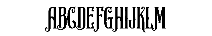 Royal Vesper Font UPPERCASE