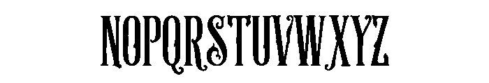 Royal Vesper Font UPPERCASE
