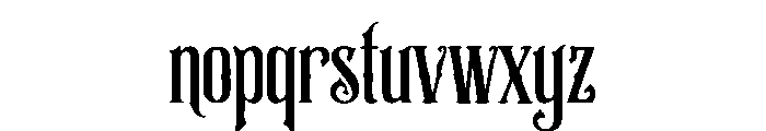 Royal Vesper Font LOWERCASE