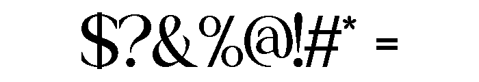 Royale Marilotte Regular Font OTHER CHARS