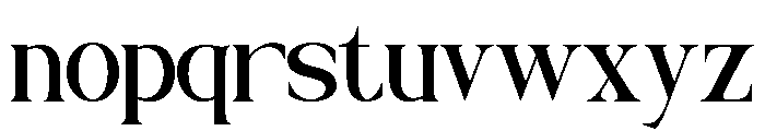 Royale Marilotte Regular Font LOWERCASE