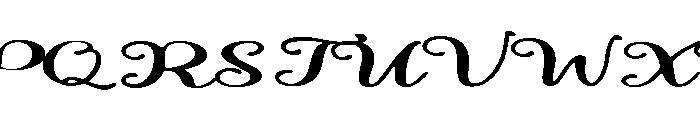 RoyaleScript Font UPPERCASE
