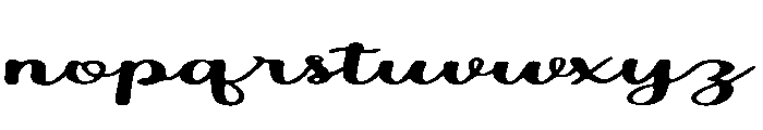 RoyaleScript Font LOWERCASE