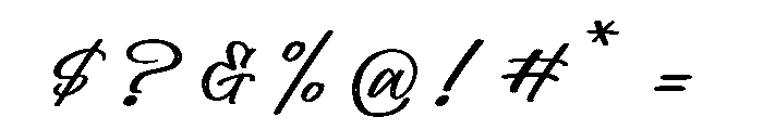 Royales Marketz Font OTHER CHARS
