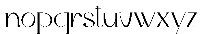 Royanect Font LOWERCASE