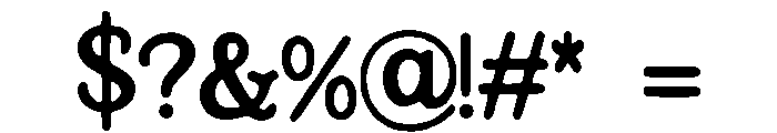 Royce Font OTHER CHARS