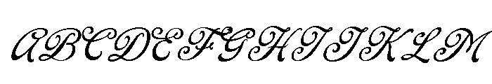 Roycella Regular Font UPPERCASE