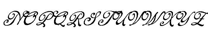Roycella Regular Font UPPERCASE