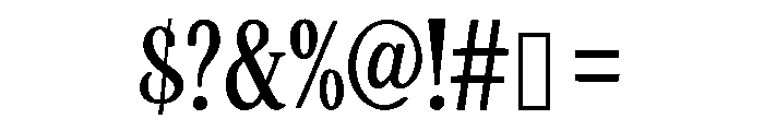 Royel Aura Font OTHER CHARS