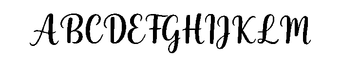 Royhal Font UPPERCASE