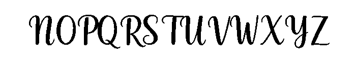 Royhal Font UPPERCASE