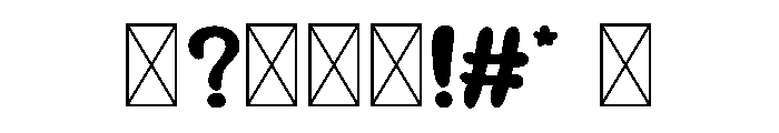 Roys Story Font OTHER CHARS
