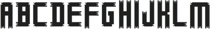 ROADR Regular otf (400) Font UPPERCASE