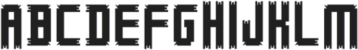 ROADR Regular ttf (400) Font UPPERCASE