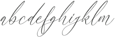 ROBIMA MERTTHA SCRIPT Italic otf (400) Font LOWERCASE