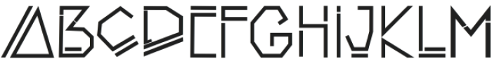 ROBOCOM Regular otf (400) Font UPPERCASE