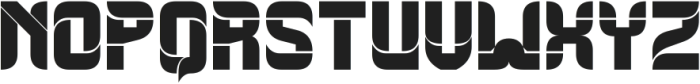ROBOT DESIGN Bold otf (700) Font UPPERCASE