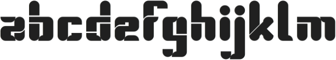 ROBOTIC SPACECRAFT Bold otf (700) Font LOWERCASE