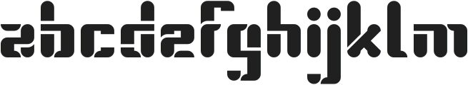 ROBOTIC SPACECRAFT otf (400) Font LOWERCASE