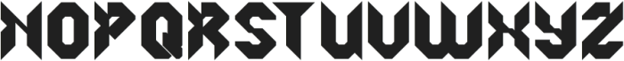 ROBOTIC SYSTEM Bold otf (700) Font UPPERCASE