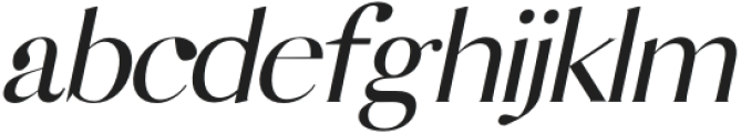 ROCKER Italic otf (400) Font LOWERCASE