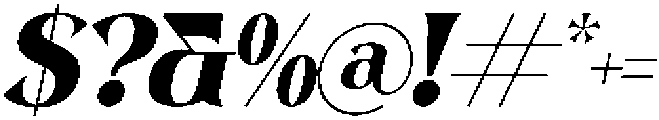 RODOVA Italic otf (400) Font OTHER CHARS
