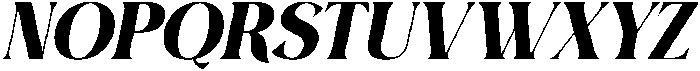 RODOVA Italic otf (400) Font UPPERCASE