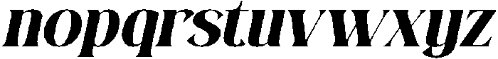 RODOVA Italic otf (400) Font LOWERCASE