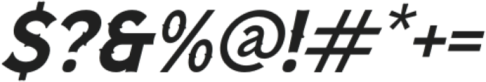 ROMACE BLADES Italic otf (400) Font OTHER CHARS